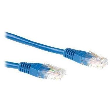 ACT Blue 5 meter U/UTP CAT6A patch cable snagless with RJ45 connectors CAT6A U/UTP SNAGLESS BU 5.00M (U/UTP, CAT6a, 5 m) (IB2605)