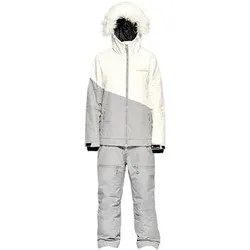 ONESKEE Damen Anzug Overall Parka, Größe M in Grau Grau