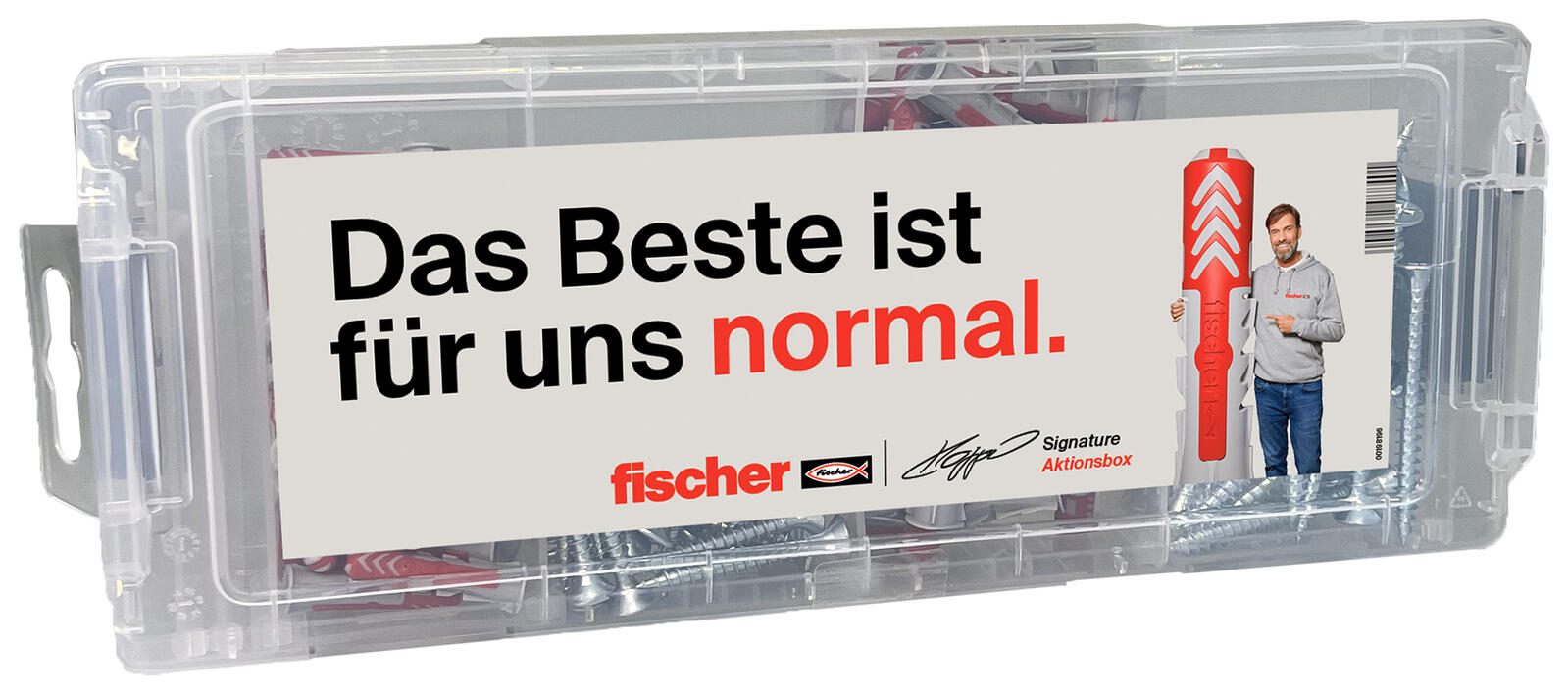 fischer MiniFixTainer - DuoPower + S Klopp Dübel- und Schrauben-Sortiment 160 Stück 568544