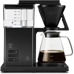 Melitta Filterkaffeemaschine One Schwarz, Filterkaffeemaschine, Schwarz