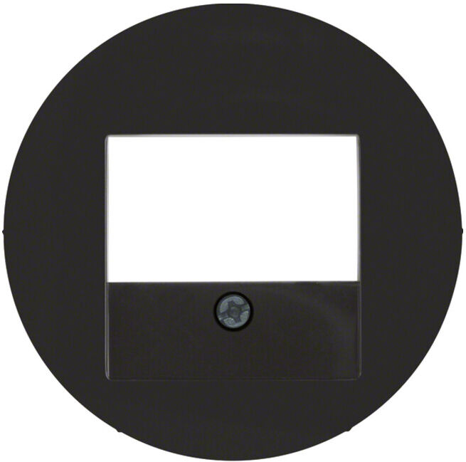 Berker Élément central noir/gris avec découpe TAE 10382045 (10382045)