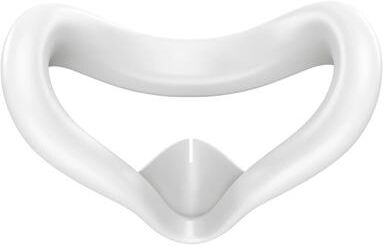 Uplifted Finds Sweatproof Silicone Face Mask Cover For Meta Quest 3S Facial Interface white