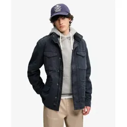 Superdry für Herren. M5012353A Marineblaue M65-Jacke aus Baumwolle (L), Lässig