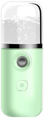 Inspired Deals Portable Nano Facial Mist Sprayer USB Rechargeable Mini Face Humidifier 30ml Hydration Steamer Green