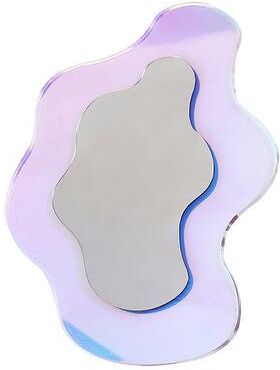 Fusion Finds Colorful Acrylic Decorative Mirror Irregular Vanity Makeup Mirror For Wall & Tabletop Decor a s