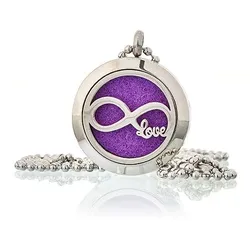 Aromatherapy Jewellery Necklace - Infinity Love 25mm