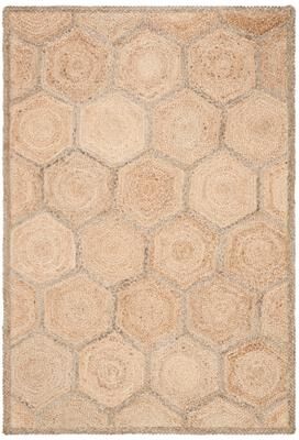 SAFAVIEH Handmade Natural Fiber Kika Honeycomb Jute Rug