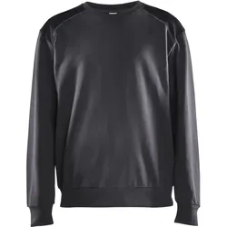 Sweatshirt "3580" - XXL - mittelgrau/schwarz