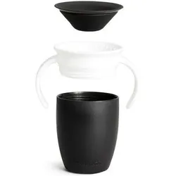 Munchkin, Babyflasche, Miracle Schwarz / Weiss Tasse 360° 207 ml (207 ml)