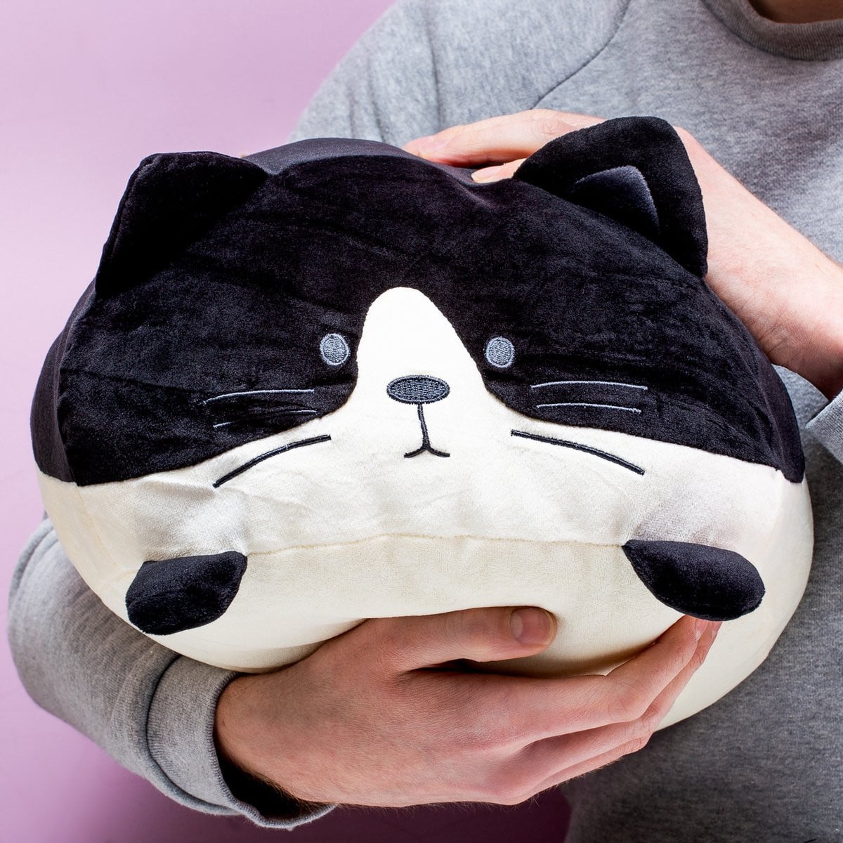 Balvi kattenkussen Kitty Frac Zwart met creme