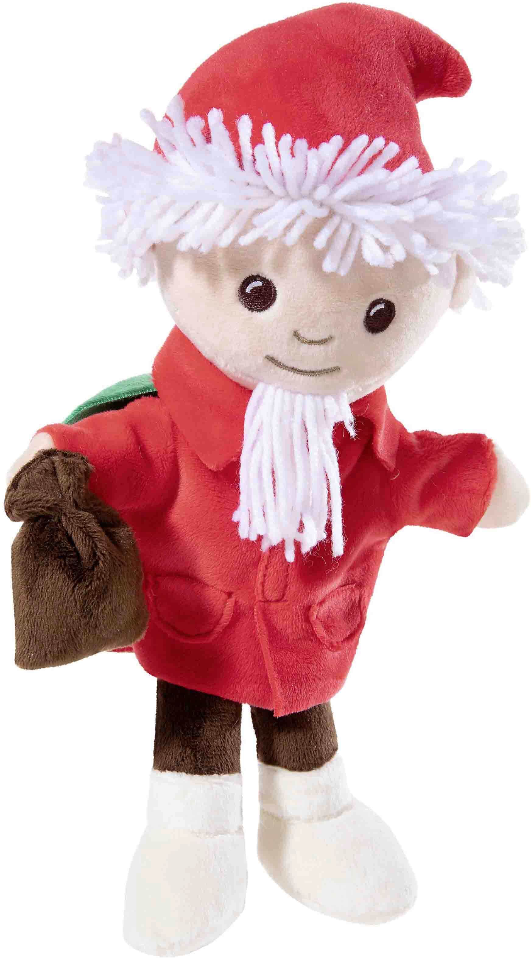 Stoffpuppe HEUNEC "Sandmann", rot, Puppen, Kinder, Polyester, Stoffpuppe