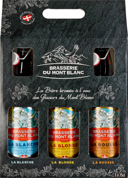 Brasserie du Mont-Blanc Mit Etui Bieres 3 Flaschen 75cl - Brauerei du Mont-Blanc - 2.25L