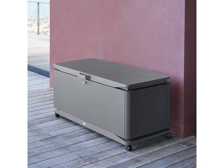 Coffre De Rangement Extérieur Alumia 450l Graphite Hespéride