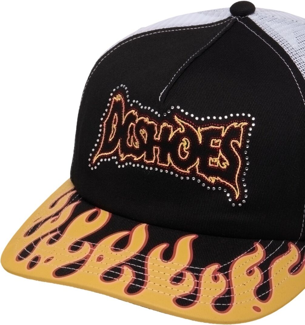 Snapback Cap DC SHOES "Burning Brim", Herren, schwarz, Baumwolle, Caps Snapback Cap