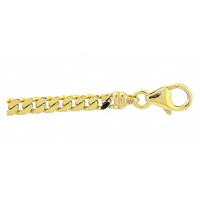 Goldarmband ADELIA´S "Damen 333 Gold Flach Panzer Armband 21 cm Ø 4,1 mm", gold, Armbänder, Damen, 21, Gelbgold 333 Gold, Gelbgold 333, Gold, Goldarmband, Goldschmuck für Damen