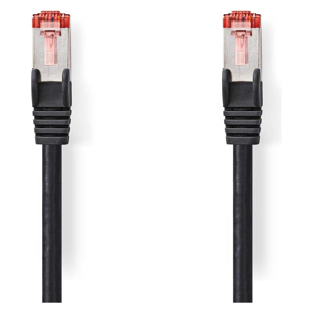 Nedis CABLE RJ45 CAT-6 S/FTP Male-Male 10m NOIR (S/FTP, CAT6, 10 m) (CCGL85221BK100)
