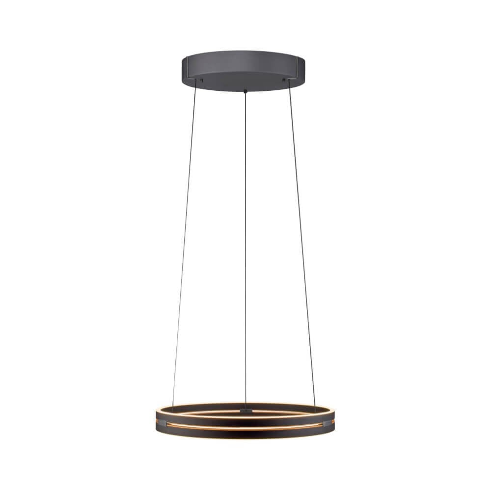 Paul Neuhaus Pure E-Loop moderne hanglamp zwart