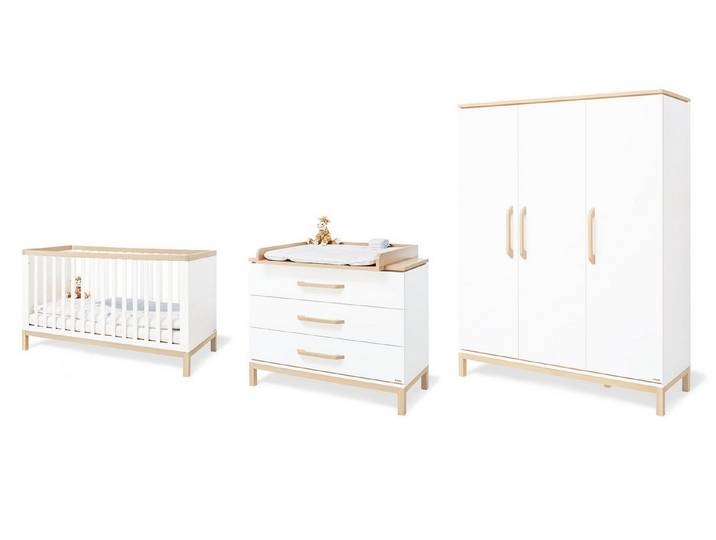 Pinolino® Babymöbel-Set Kinderzimmer-Set 'Light' breit groß, 3-tlg.