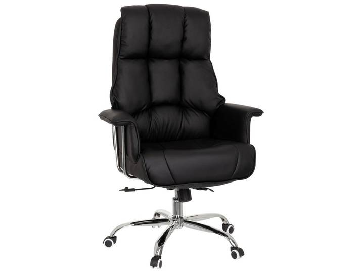Chefsessel Commander Lederlook Schwarz bis 130kg