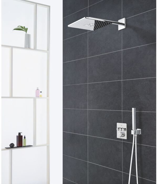Grohe Grohtherm Smartcontrol Duschsystem 34706000 chrom, Unterputz Thermostat, Kopf- und Handbrause