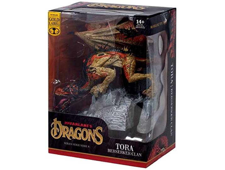 McFarlane ´s Dragons Serie 8 Tora Berserker Clan (Gold Label) Figur 28 cm