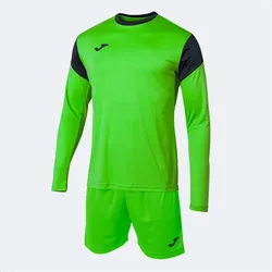JOMA Phoenix langarm Torwarttrikot + Shorts Set 021 - fluorgrün/schwarz S