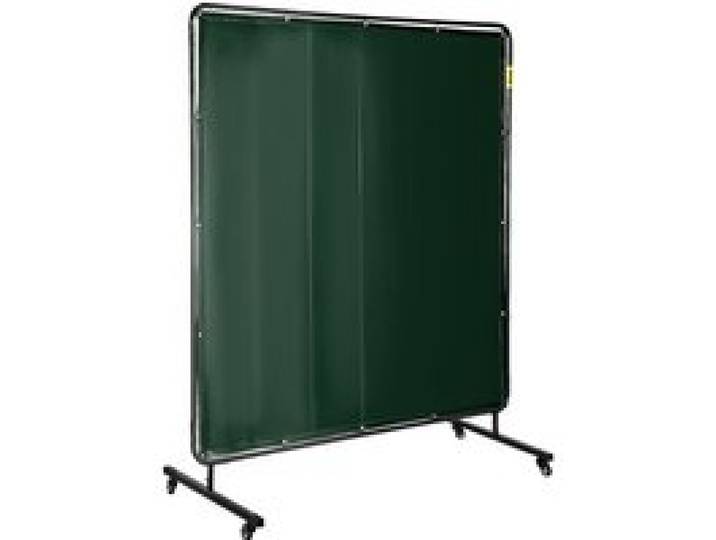 VEVOR Rideau de Soudure de 6 pi x 6 pi Rideau écran protection soudure rideau protection de soudage Vinyle ignifuge avec cadre vert