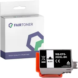 Kompatibel für Epson Expression Premium XP-6100 (C13T02G14010 / 202XL) Druckerpatrone Schwarz