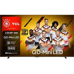 TCL 98C6K QD-Mini LED TV (Flat, 98 Zoll / 249 cm, HDR 4K, SMART TV)