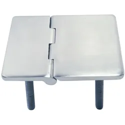 Scharnier mit Gewinde, A4, 80x65mm, M6x45mm