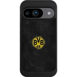 Nivocase Hülle für Google Pixel 9 Handyhülle NIVOcore Case Schwarz BVB Borussia Dortmund Fanartikel (Google Pixel 9), Smartphone Hülle, Schwarz
