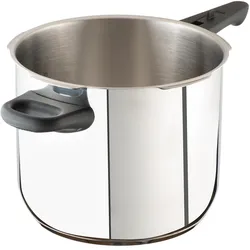 WMF Schnellkochtopf Unterteil 4,5l ohne Deckel Perfect Induktion Edelstahl 18/10, Pfanne + Kochtopf, Silber