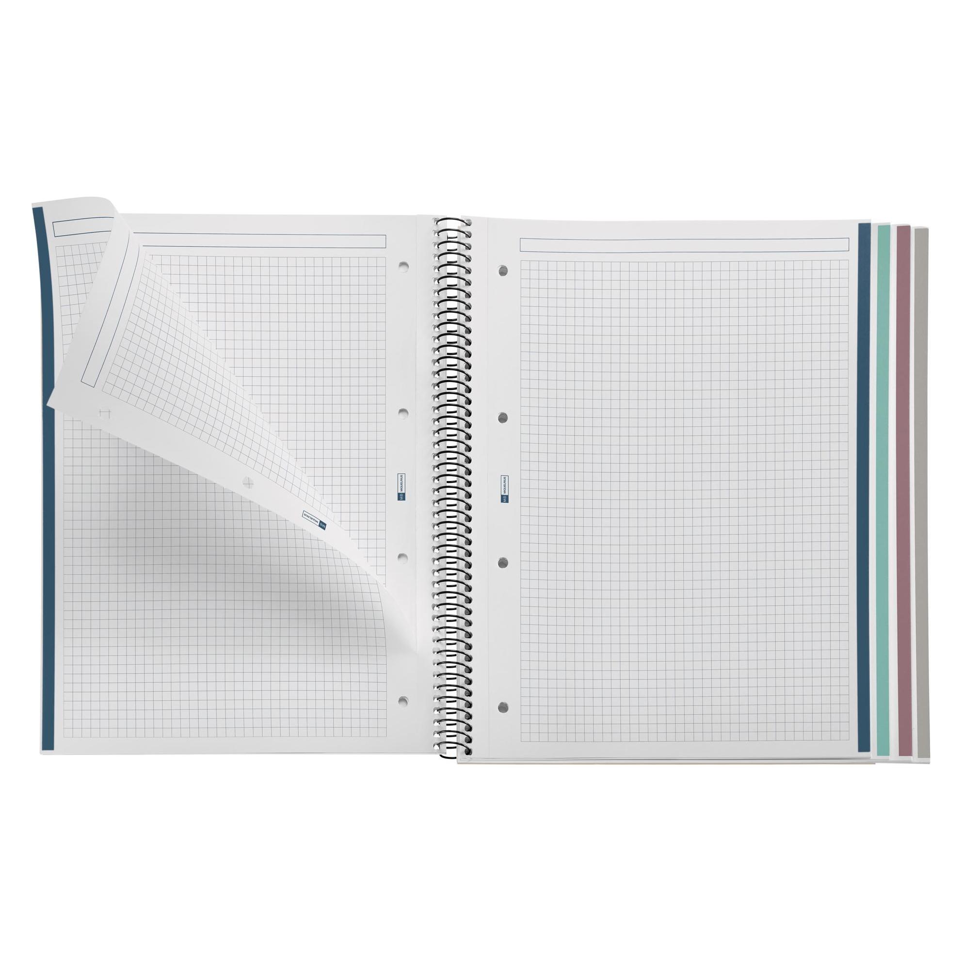 Maul ECO Design NB4 ECOLINES Recycle A4 SQU.80G farbig (Speditionsversand) (A4, Harter Einband) (A616299)