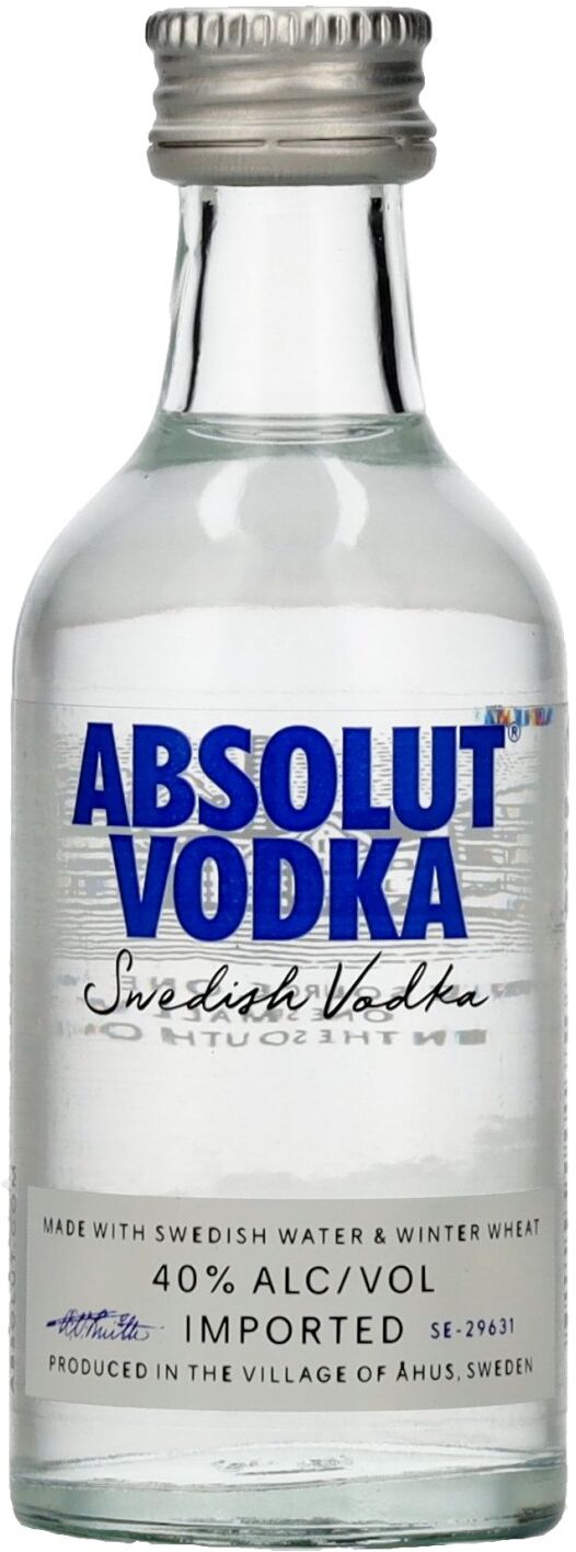 Absolut Vodka 40% Vol. 0,05l