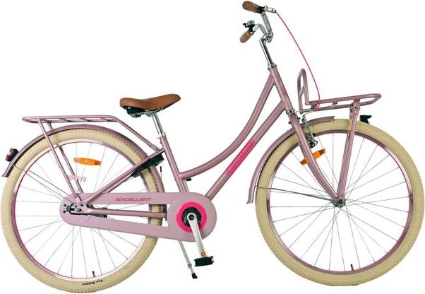 Volare Excellent Kinderfahrrad - Mädchen - 26 Zoll - Mattrosa