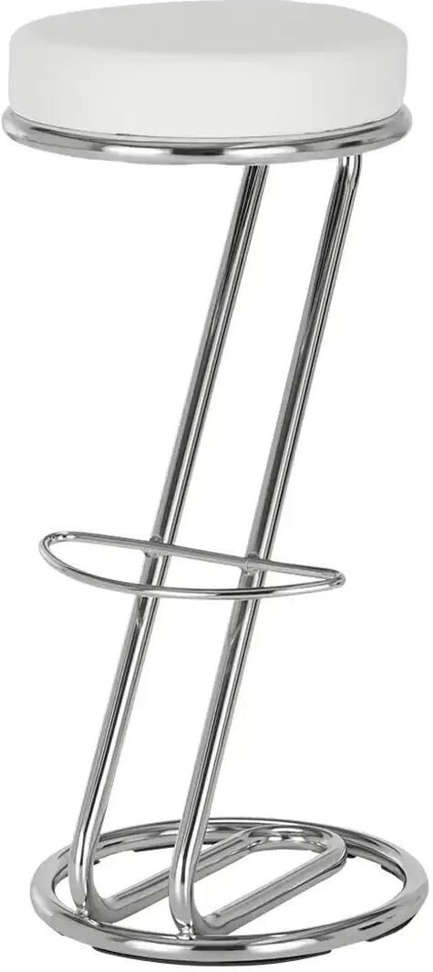 Höffner Barhocker  Zeta ¦ weiß ¦ Maße (cm): B: 35 H: 82 T: 35.0