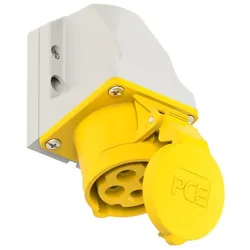 PCE 114-4k CEE-Wandsteckdose (kompakt) 16A 4p 4h IP44 1144k