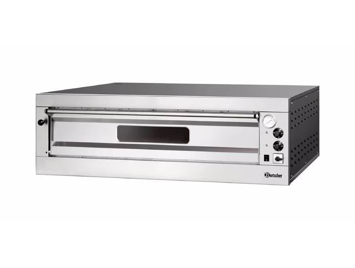 Bartscher Einkammer-Pizzaofen E9 – Gastro Backofen/Gastro Kochfeld/Gastro Mikrowelle – edelstahl