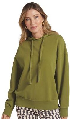 Masseys Lived-In Hoodie Casual in Washed Moss, Size 3X, Cotton