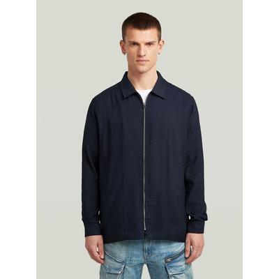 Outdoorjacke G-STAR "Zip Jacke", Herren, Gr. XL, salute, Obermaterial: 92% Viskose, 8% Polyester, Jacken Outdoorjacke