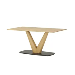 KOINOR Säulentisch massiv  Dining System 3 ¦ holzfarben ¦ Maße (cm): B: 90 H: 76
