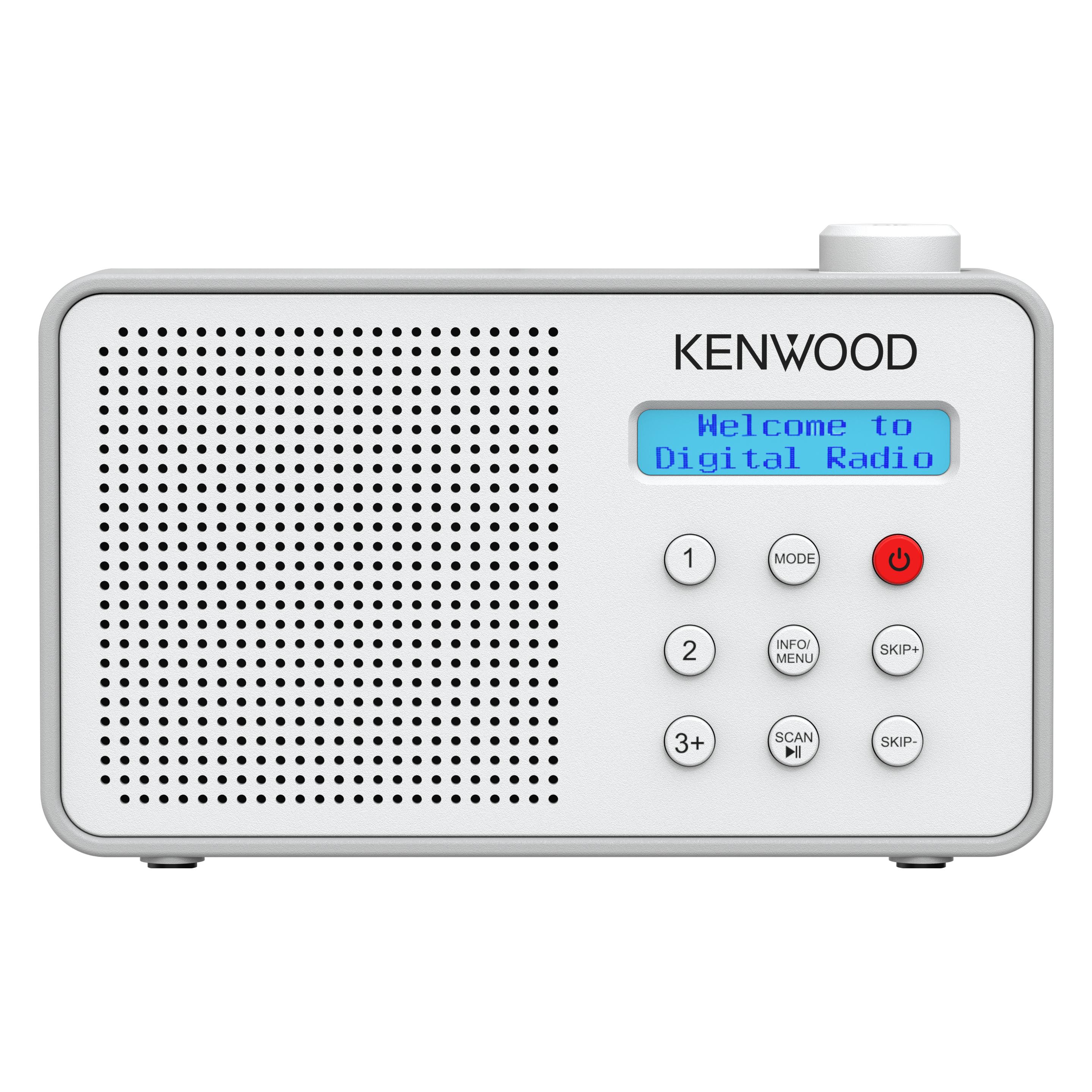 Kenwood CR-M25DAB-W (DAB, DAB+, FM, Bluetooth) (CRM25DABW)