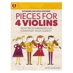 Pieces for 4 Violins, Fachbücher von Katherine Colledge, Hugh Colledge