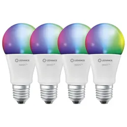 Osram Allgebrauchslampe "SMART+ WiFi Classic" E27 9W RGBW 827-865 60W-Ersatz 4er Pack