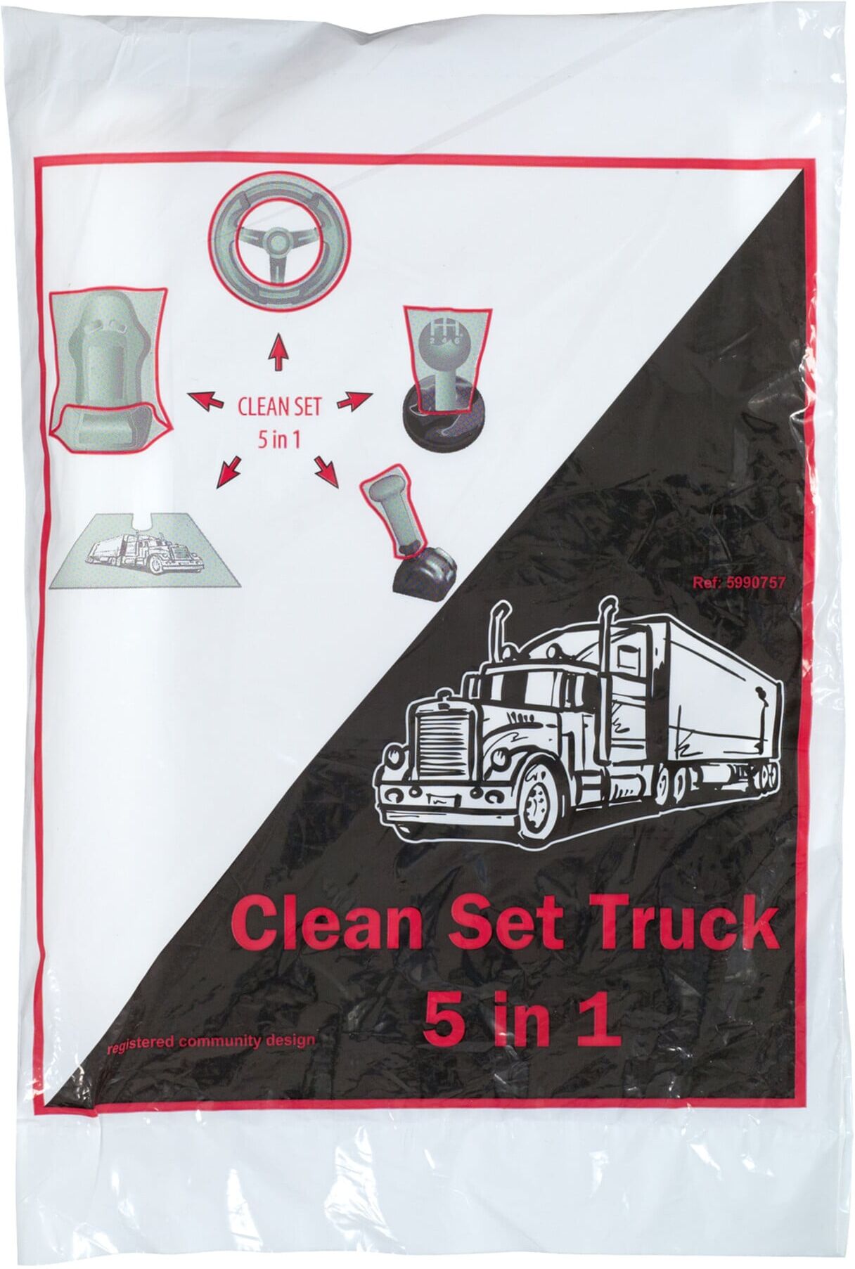 KS Tools Innenraum-Schoner Set 5 in 1, LKW (500.8115)
