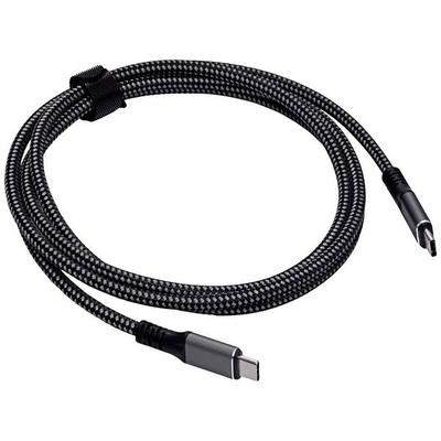 Akyga USB-Kabel Thunderbolt Stecker, Thunderbolt Stecker 1.50m Schwarz AK-USB-34