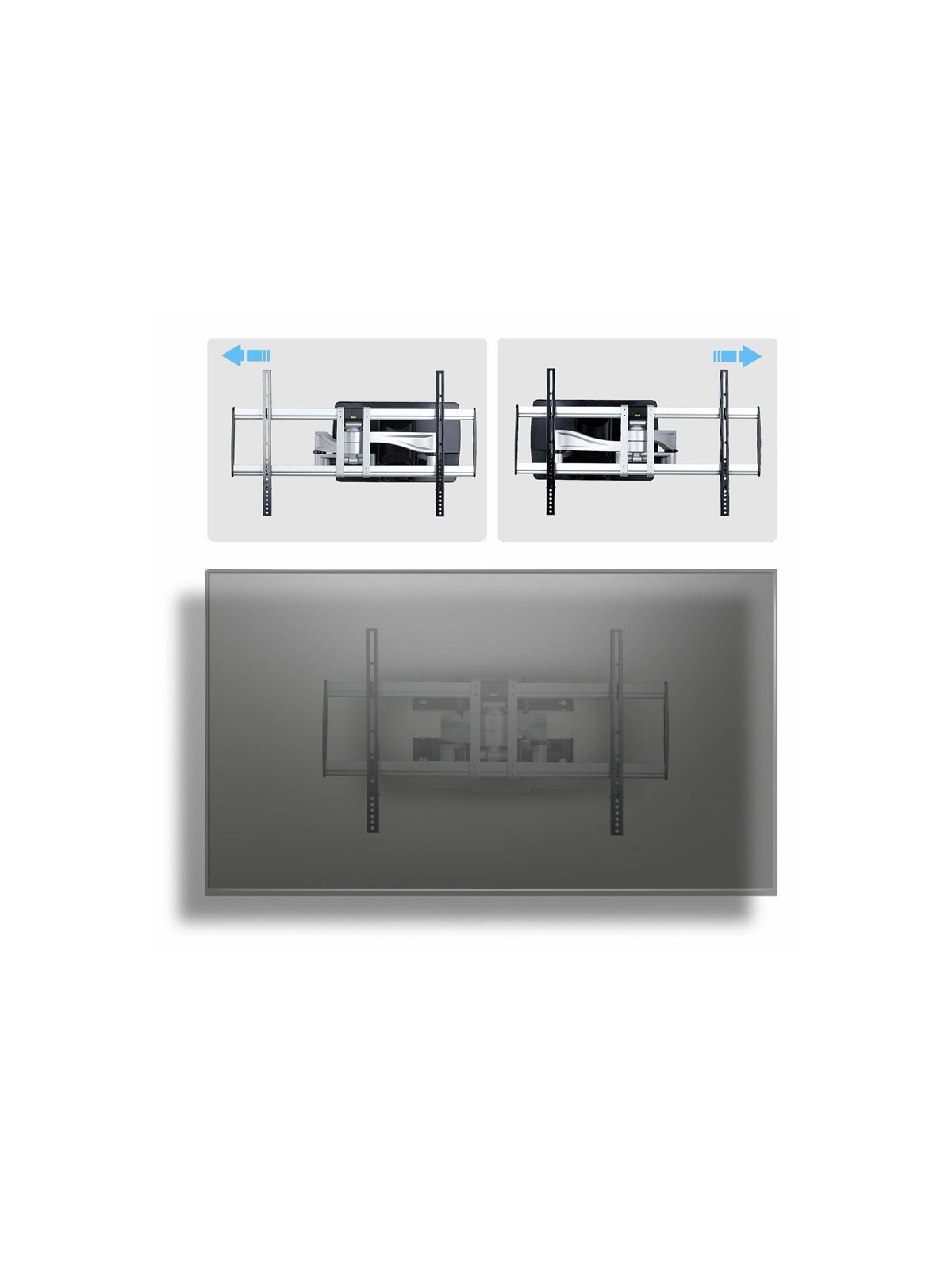 StarTech.com Startech mounting kit - articulating - for flat panel - low profile - TAA Compliant - Max 85 kg - recommended for 100"