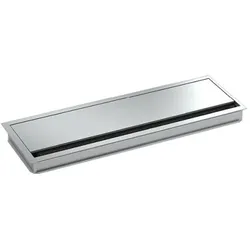 Bachmann 930.330 LOOP SQUARE 120x360mm KBD Soft Close silber eloxiert 930330