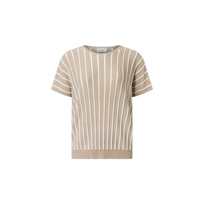 T-Shirt MAERZ MUENCHEN "Maerz Muenchen 319701 T-Shirt Damen Bekleidung", Damen, Gr. 40, braun, 64% Viskose, 36% Polyamid, Shirts T-Shirt
