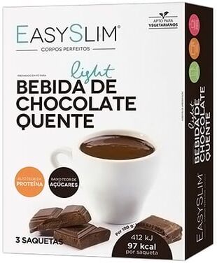 Easyslim Saquetas Chocolate Quente 26,5gx3